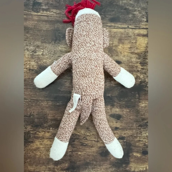 VINTAGE- Sock Monkey | stuffed animal/plush - Picture 3 of 7